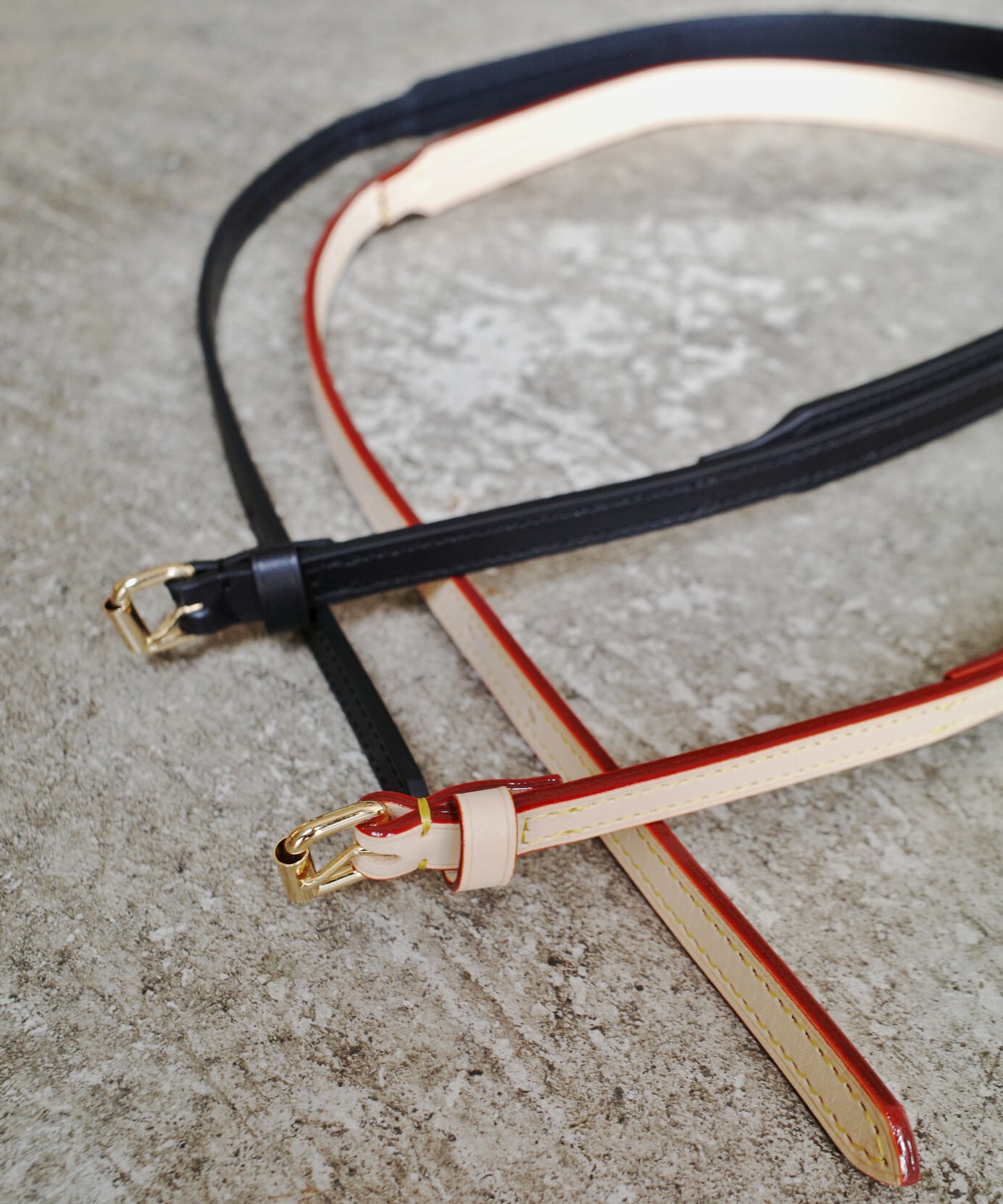 UNUSED / UH0632 LEATHER BELT(BEIGE) | AfterSchool (アフター