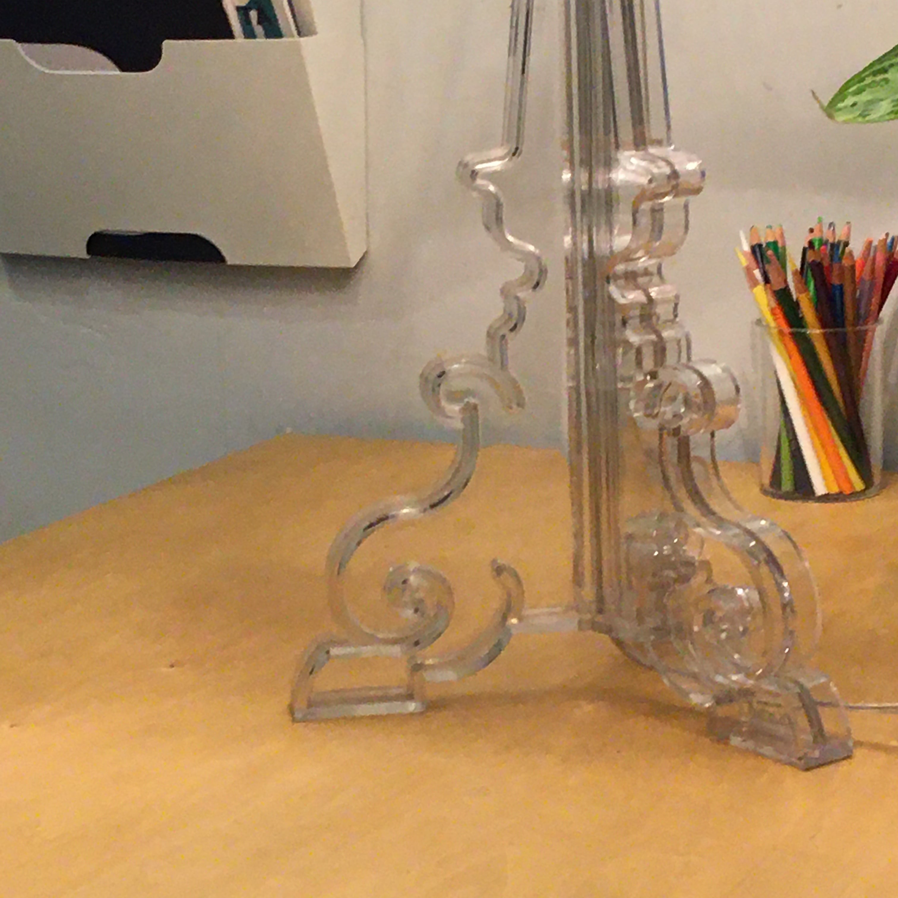 Kartell/カルテル ”BOURGIE” テーブルランプ クリア Ferruccio Laviani