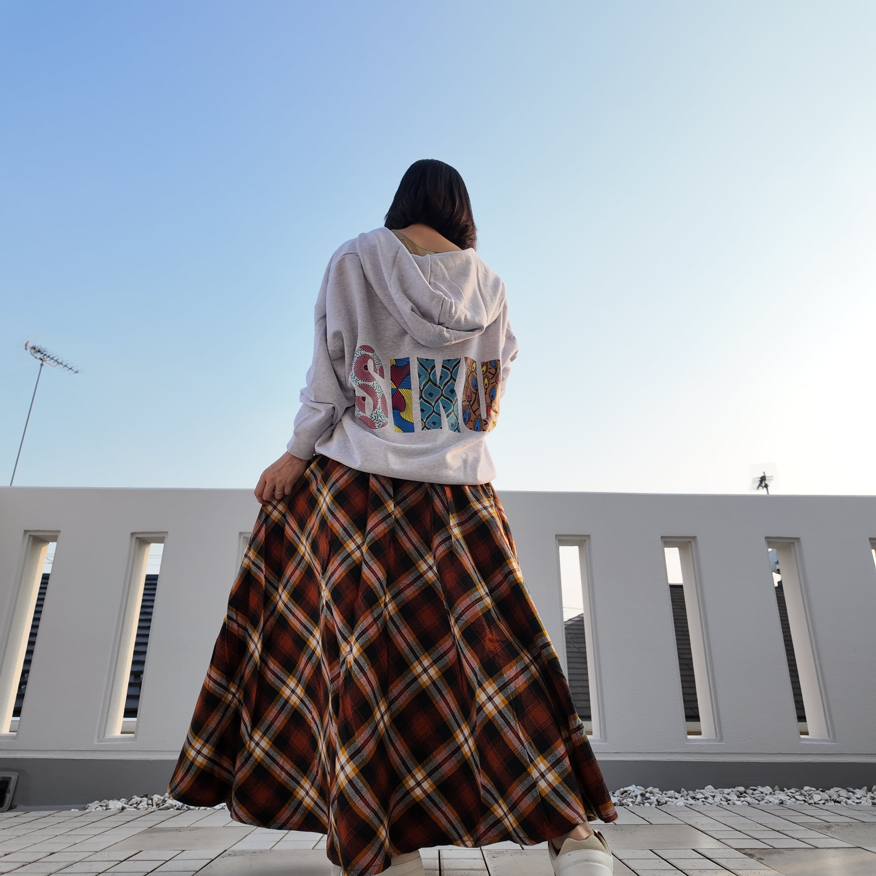 マサイシュカスカート　=brown=