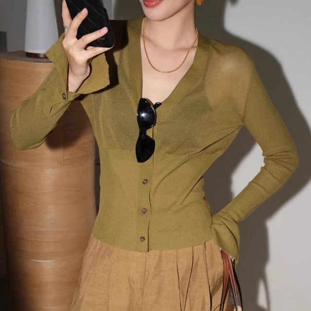 sheer cardigan 10980