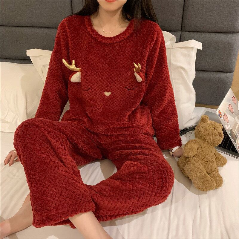 レッドベルベットプルオーバー ラウンドネックスタイルスプリング ロング 大人ガーリー スウィート キュート カジュアル 春物 Oネック 萌量不足52877615484