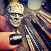 FRANKENSTEIN 1931 VALVE CAP /Stone