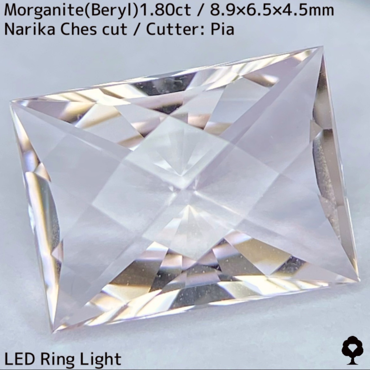 Morganite (Beryl) 1.80ct | GemTreeJapan BASE Shop