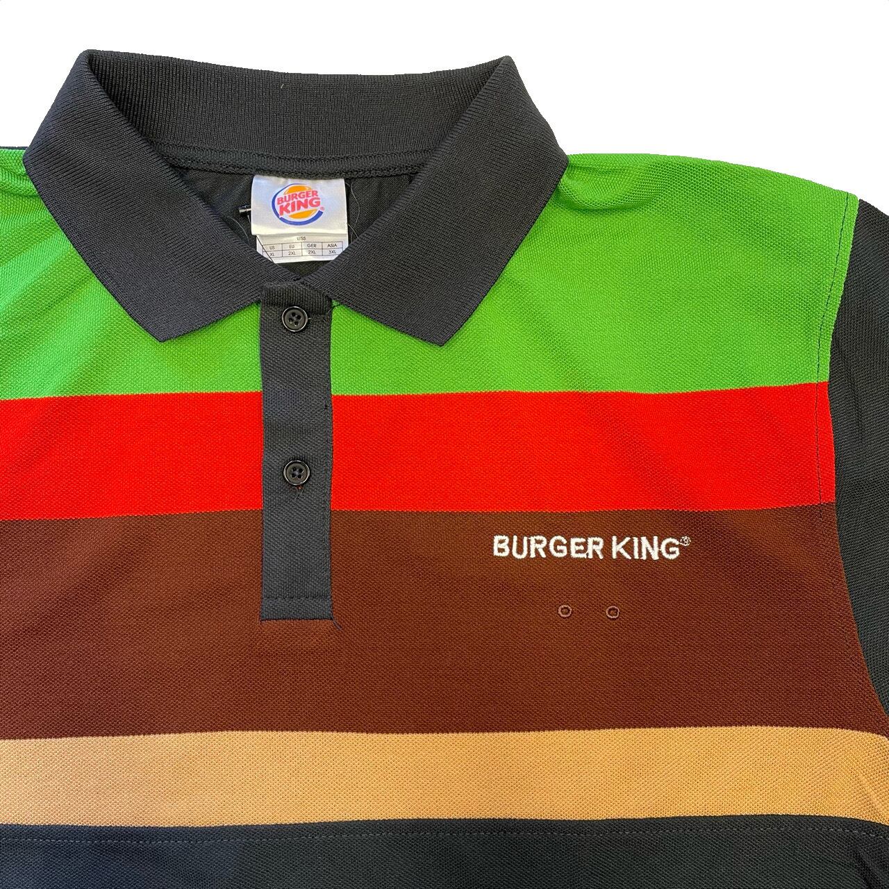 80s Burger King ユニフォーム ポロシャツ M バーガーキング 旧ユニフォーム ポロシャツ - メルカリ