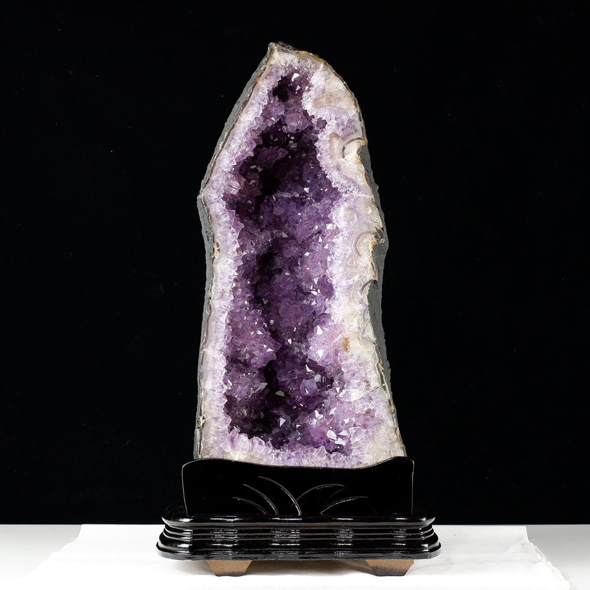 16.1Kg アメジストドーム ブラジル産 アメジスト ドーム 原石 置物 台座付属 一点物 174-2213