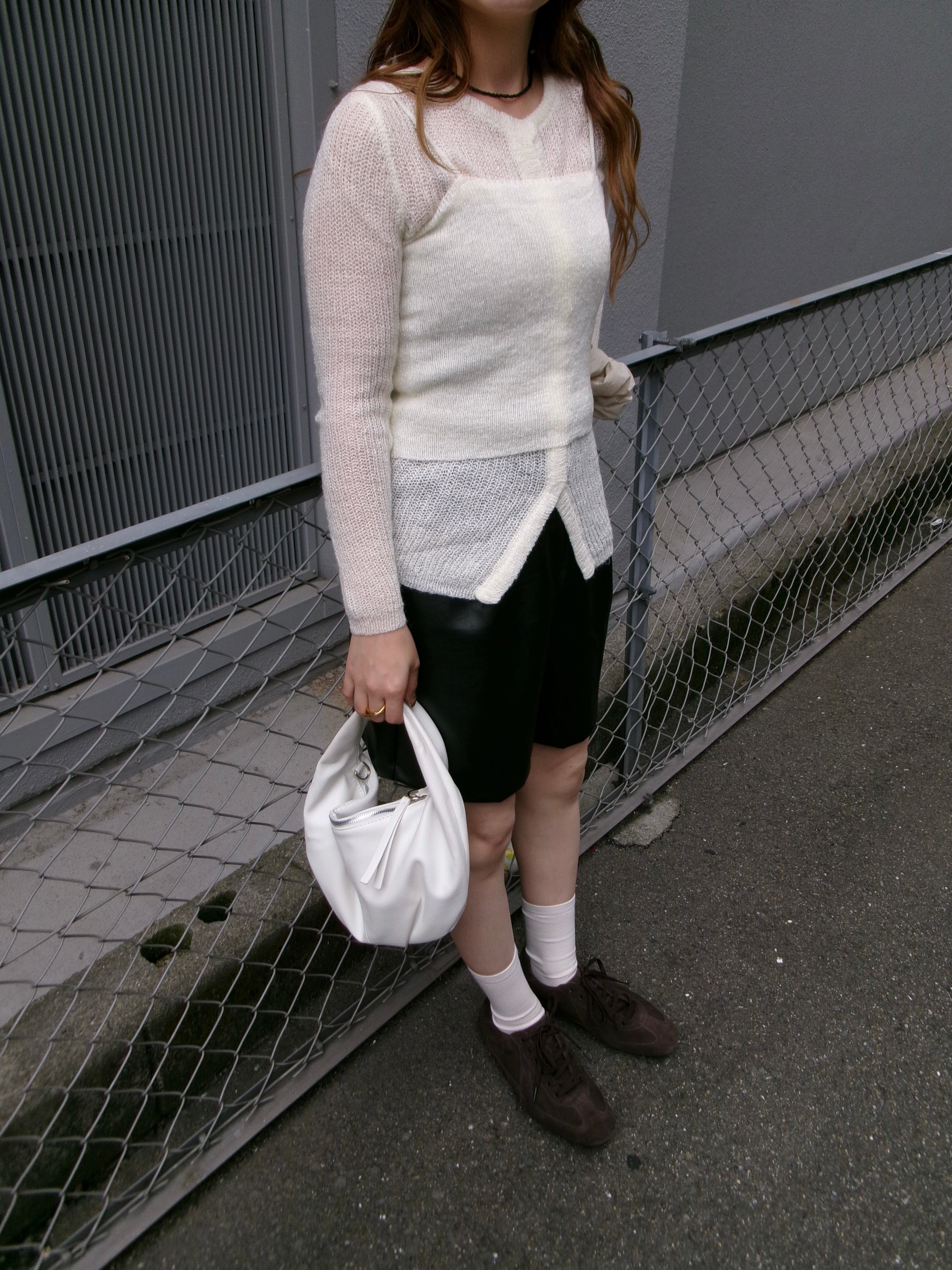 bustier set knit cardigan | iseeroom.