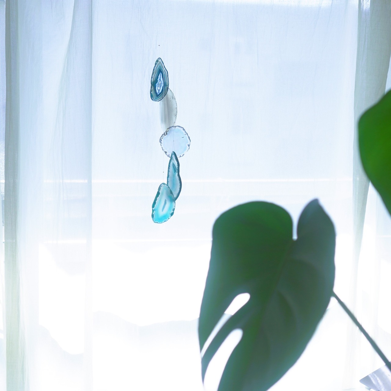 Petrichor 02 - アゲートヒーリングチャイム / Agate Sun Catcher Wind Chime 129