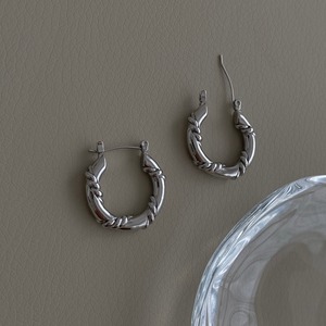 rope hoop silver