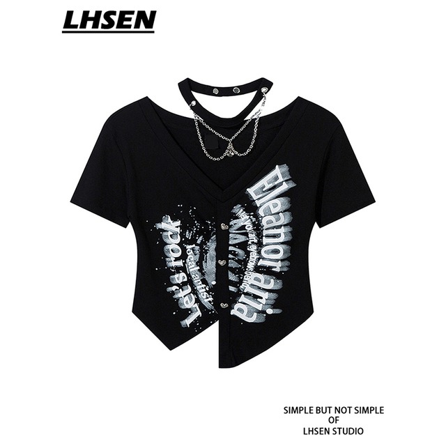 【逃離地球シリーズ】★Tシャツ★ 3color トップス レディース ショート丈 半袖 可愛い ブラック ホワイト ピンク