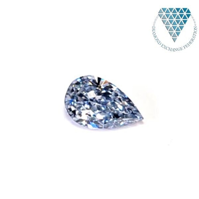 0.14 ct FANCY INTENSE BLUE ±VS1 PEAR GIA 天然  ブルー ダイヤモンド ペアシェイプ ルース