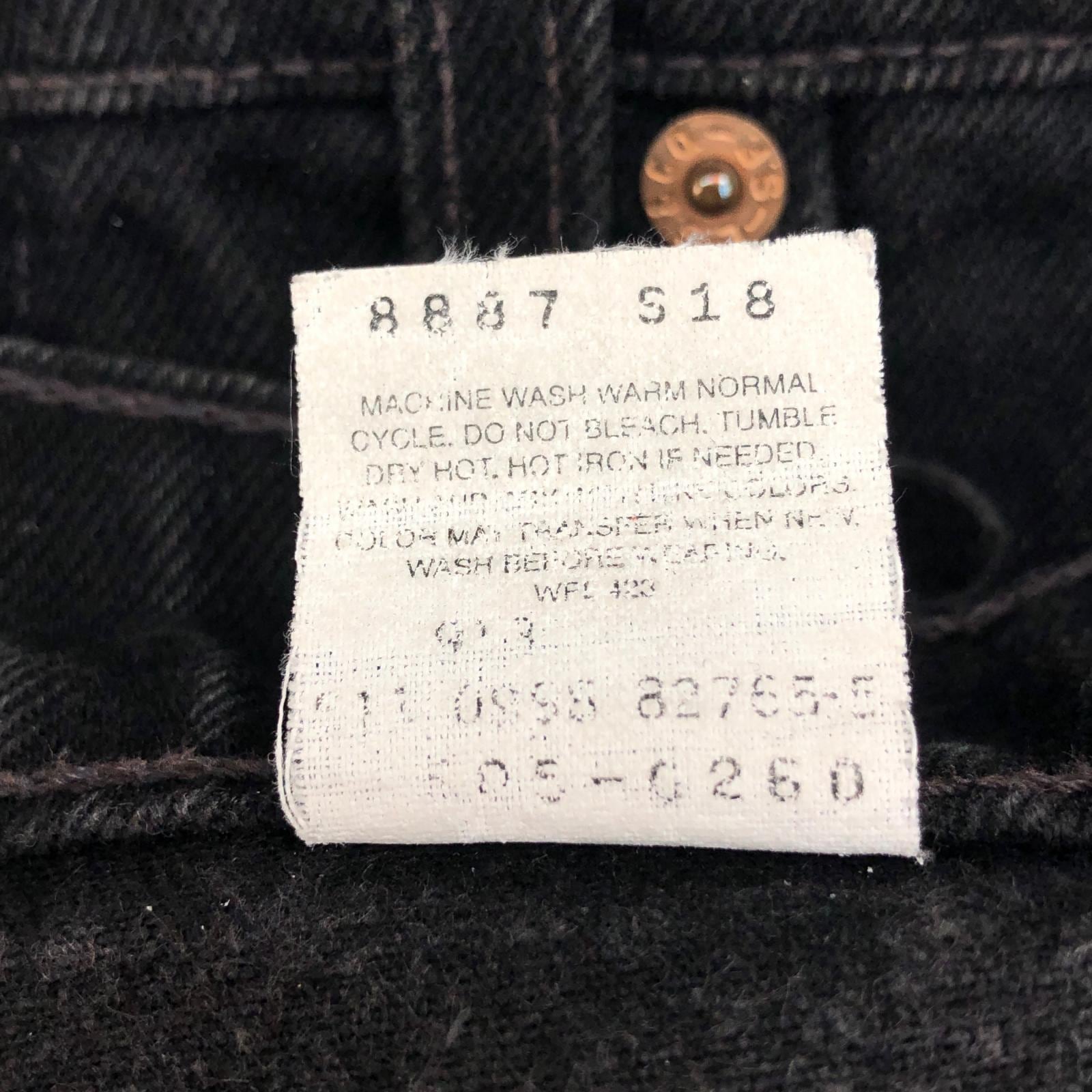 LEVI'S リーバイス 90年代 USA製 505- 0260 後染め サルファブラック