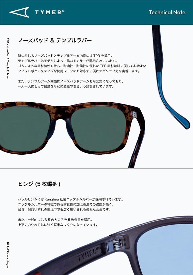 新品 TYMER ELIOT 調光レンズ タイマー エリオット TYMER タイマー / ELIOT エリオット | Trippers