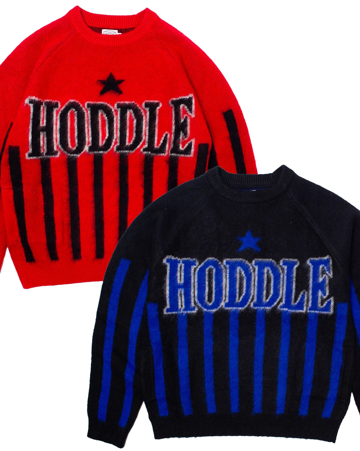 Hoddle｜STAR ABOVE MOHAIR FOOTBALL HEAVY WEIGHT KNIT -2Color- | PROOF