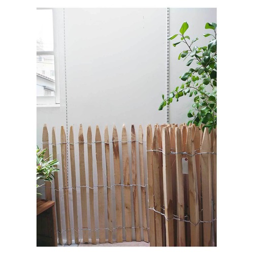 Chestnut wood fence【S】H100cm（space 2cm）