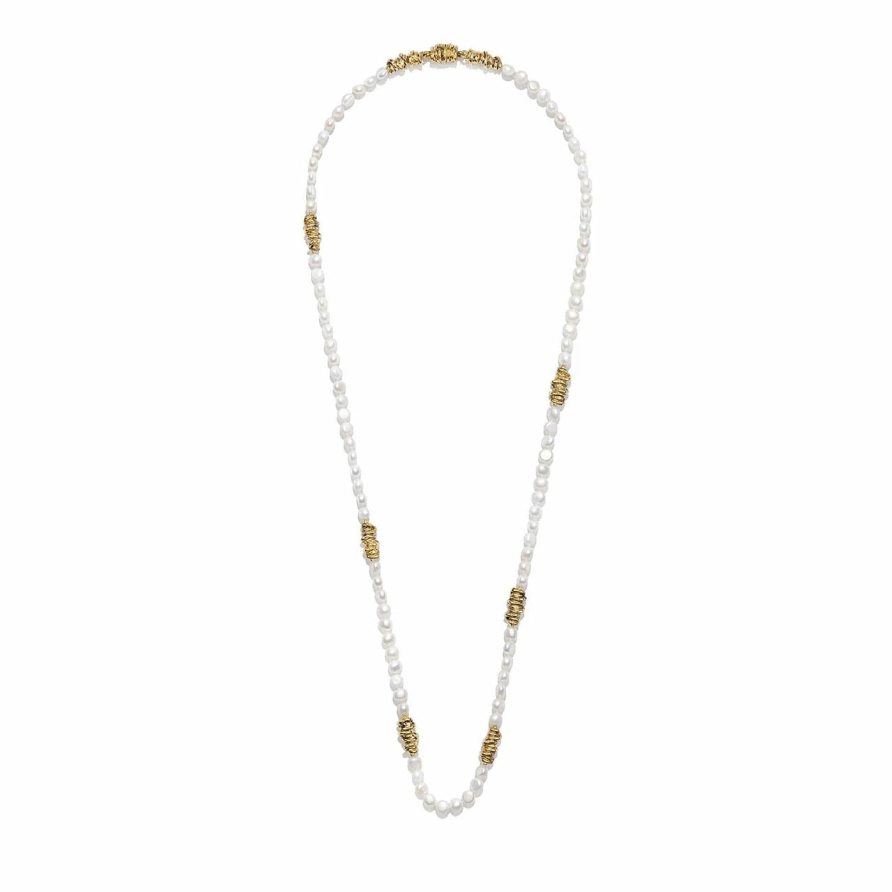 GOOSENS paris Riviera Long Pearls Necklace WHITE