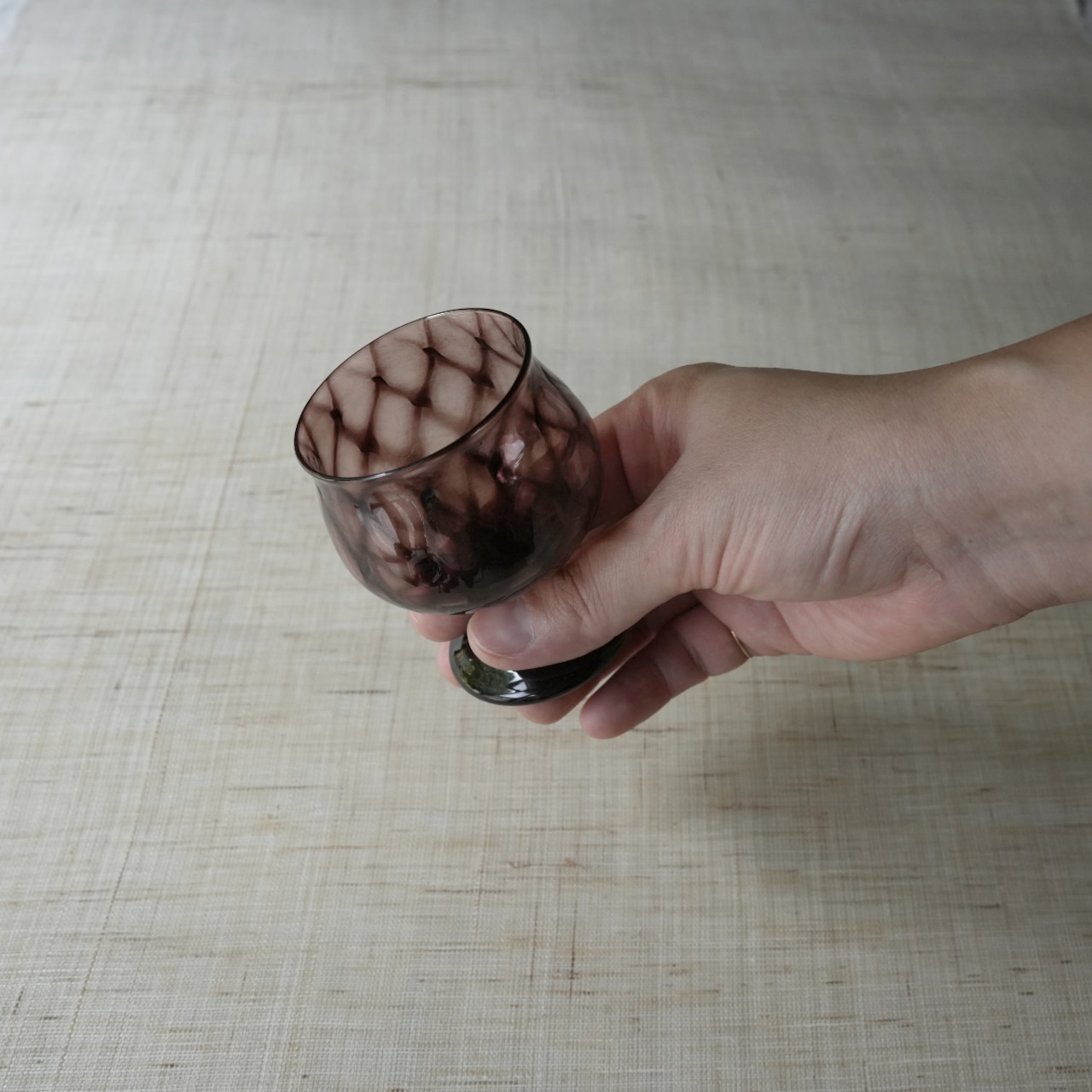 花岡央 | kou 脚付酒杯（パープルA）・画像3