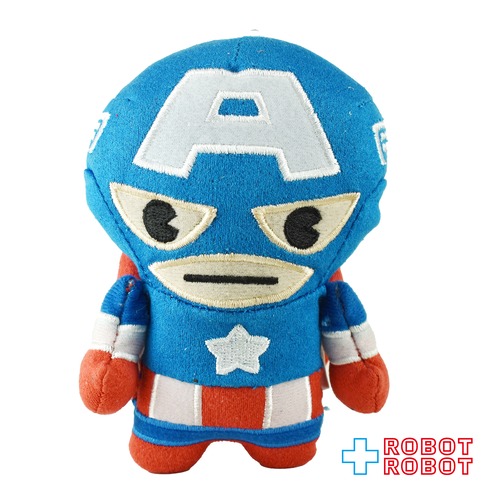 ディズニーストア マーベル キャプテン・アメリカ ぬいぐるみバッジ 12センチ