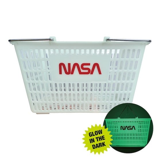NASAロゴ入りショッピングバスケット（新品未使用品） NASA 蓄光ショッピングバスケット（新品未使用品） - メルカリ
