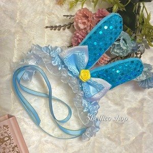 【ウサ耳カチューシャ】blue