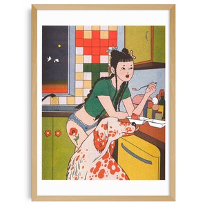 KIBLIND Atelier   Sunny Wu - Midnight Snacks  A3 (297×420mm) Art Print