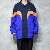 FILA middle length switching design nylon jacket