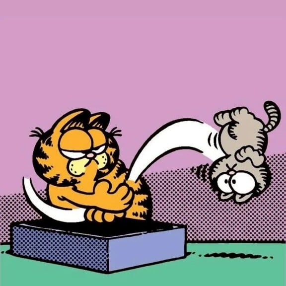 ☆ VINTAGE 1983 ☆【 Garfield ( ガーフィールド ) 】『 Nermal / ナーマル 』ぬいぐるみ プラッシュ plush 1983年製 〚アメリカン雑貨 アメトイ〛