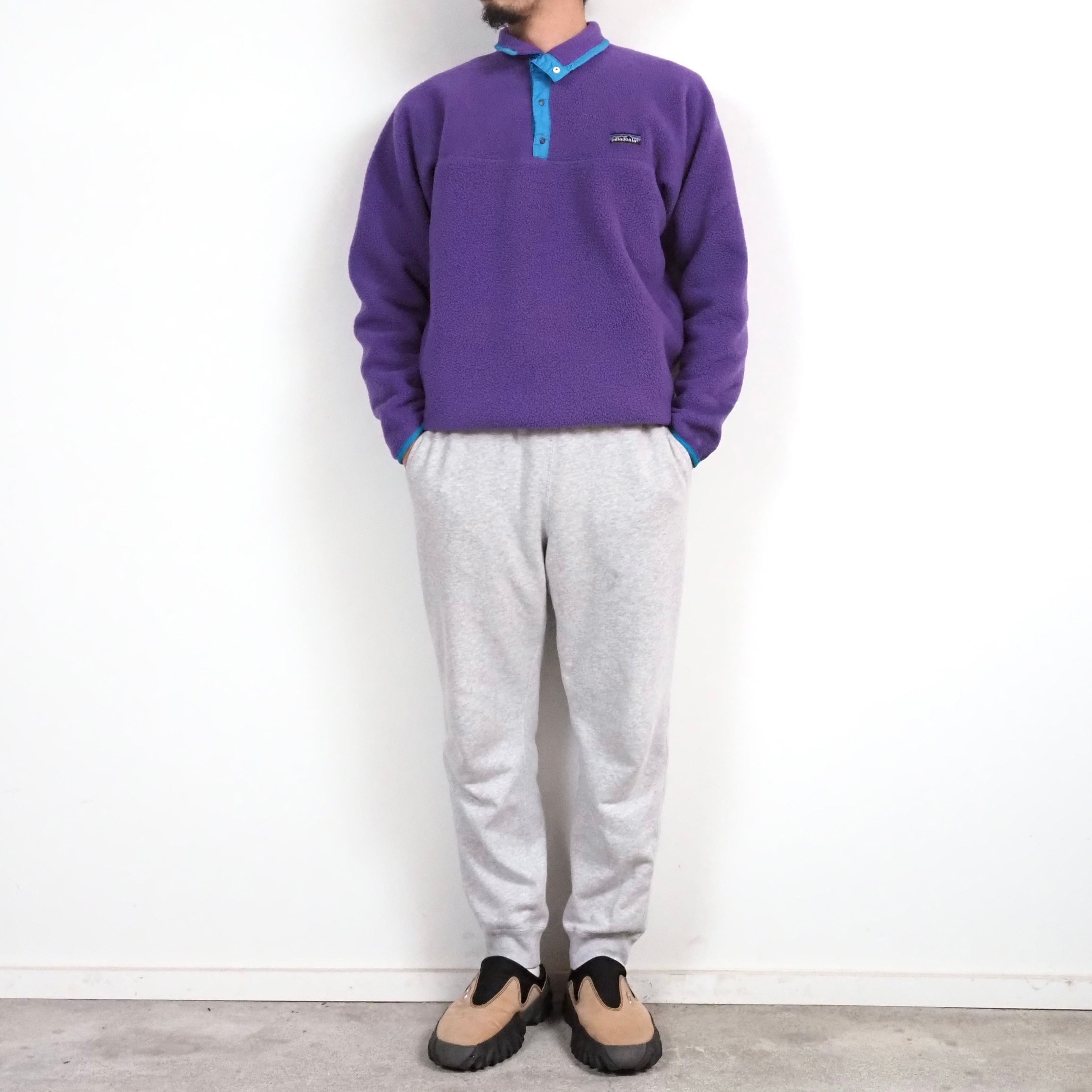 80s Patagonia Snap-T Fleece Jacket M USA製 パタゴニア スナップT