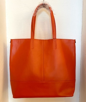 Leather Tote Bag　Orange