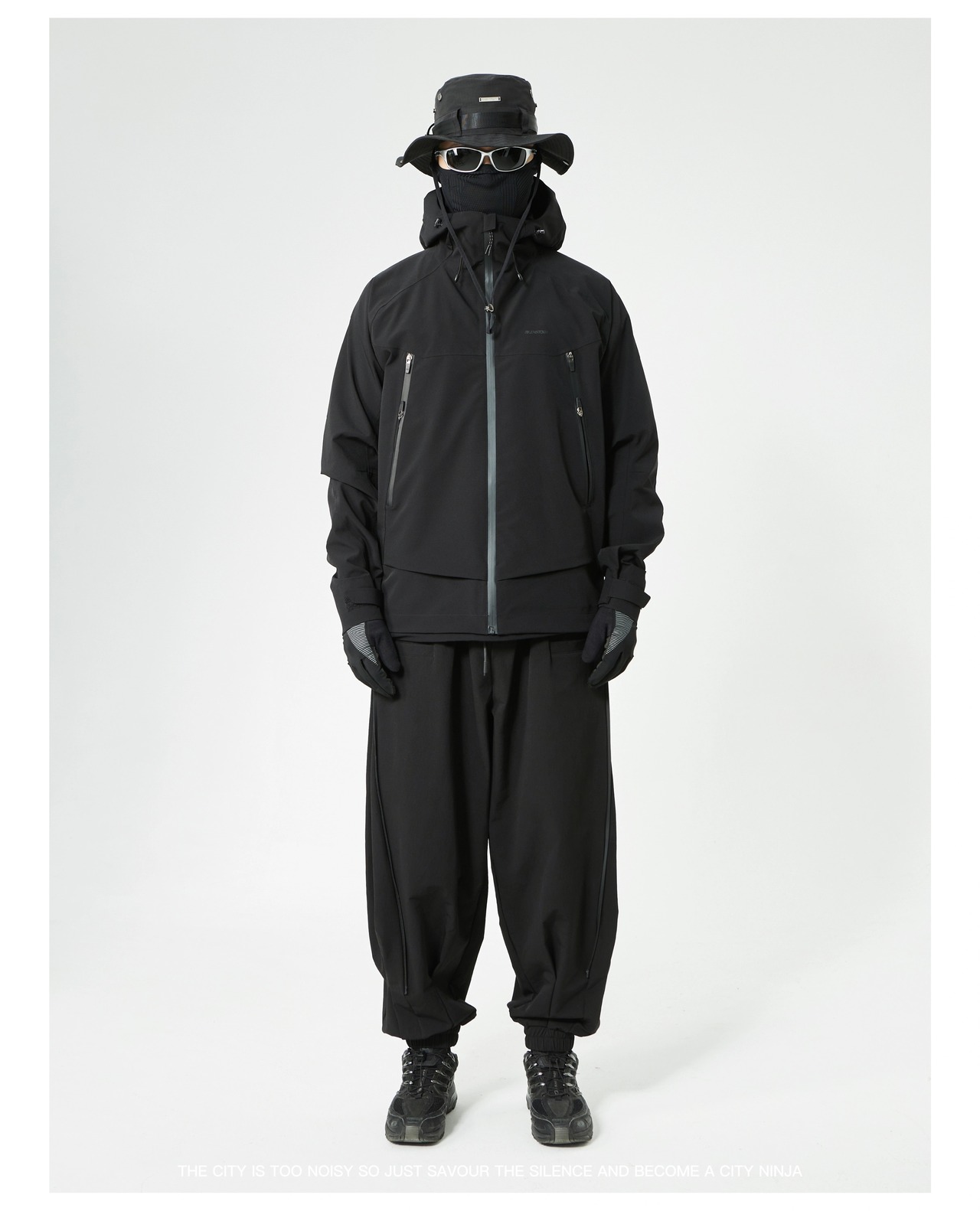 SILENSTORM ロングジップストレートパンツ