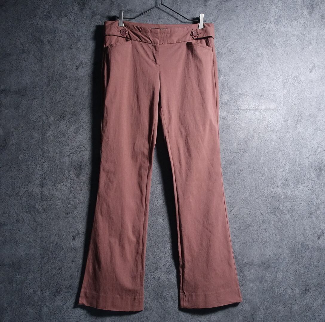 “THE LIMITED” Dull Pink Color Flare Slacks