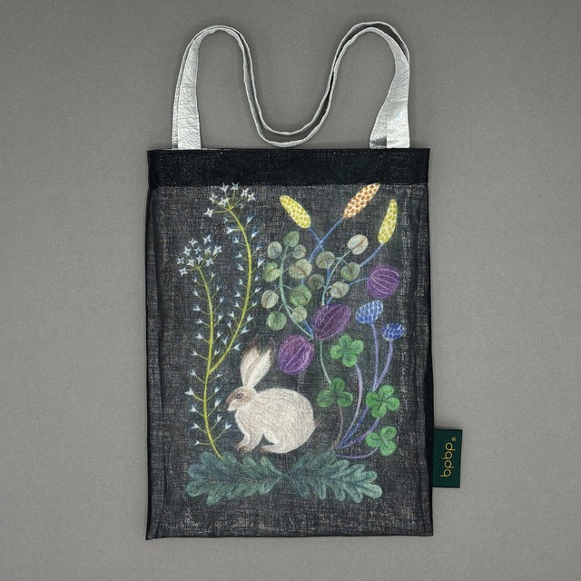 【松尾ミユキ】BOIL LAYERED MINI TOTE BAG ボイル生地 レイヤード ミニトートバッグ -SQUIRRELL-