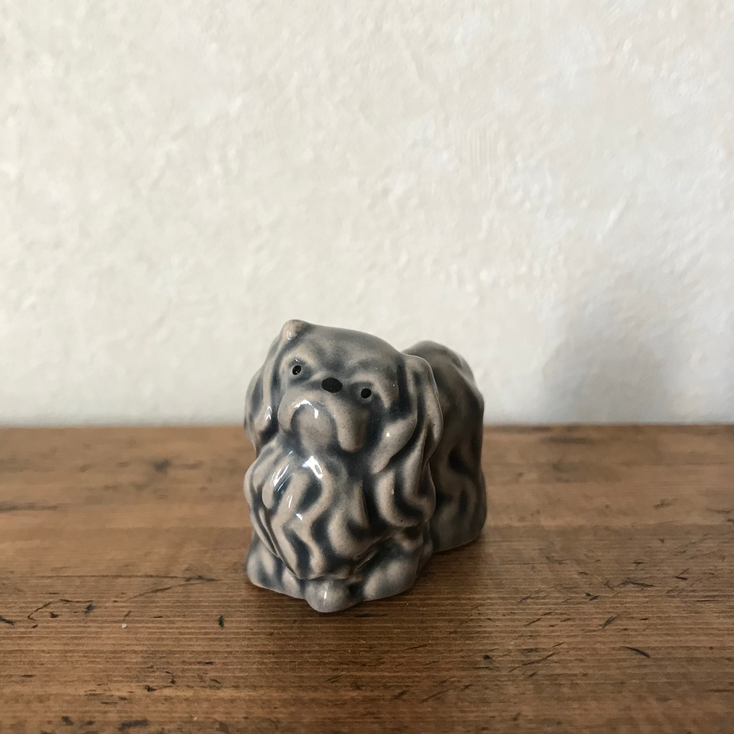 グレーの目力のある犬