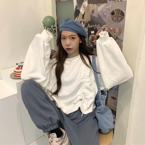 ✞ セーター ラウンドネックギャザースリーブプルオーバー ブラウス ランタンスリーブ ✞ゴスロリ SM ミリ 甘ロリ クラロリ 和ロリ エレガント 黒ロリ 姫ロリ 華ロリ BB-BB28614264288