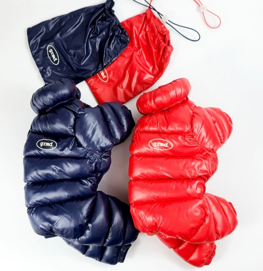 《予約》GD0033 ふわふわポーチ付きダウンオールインワン