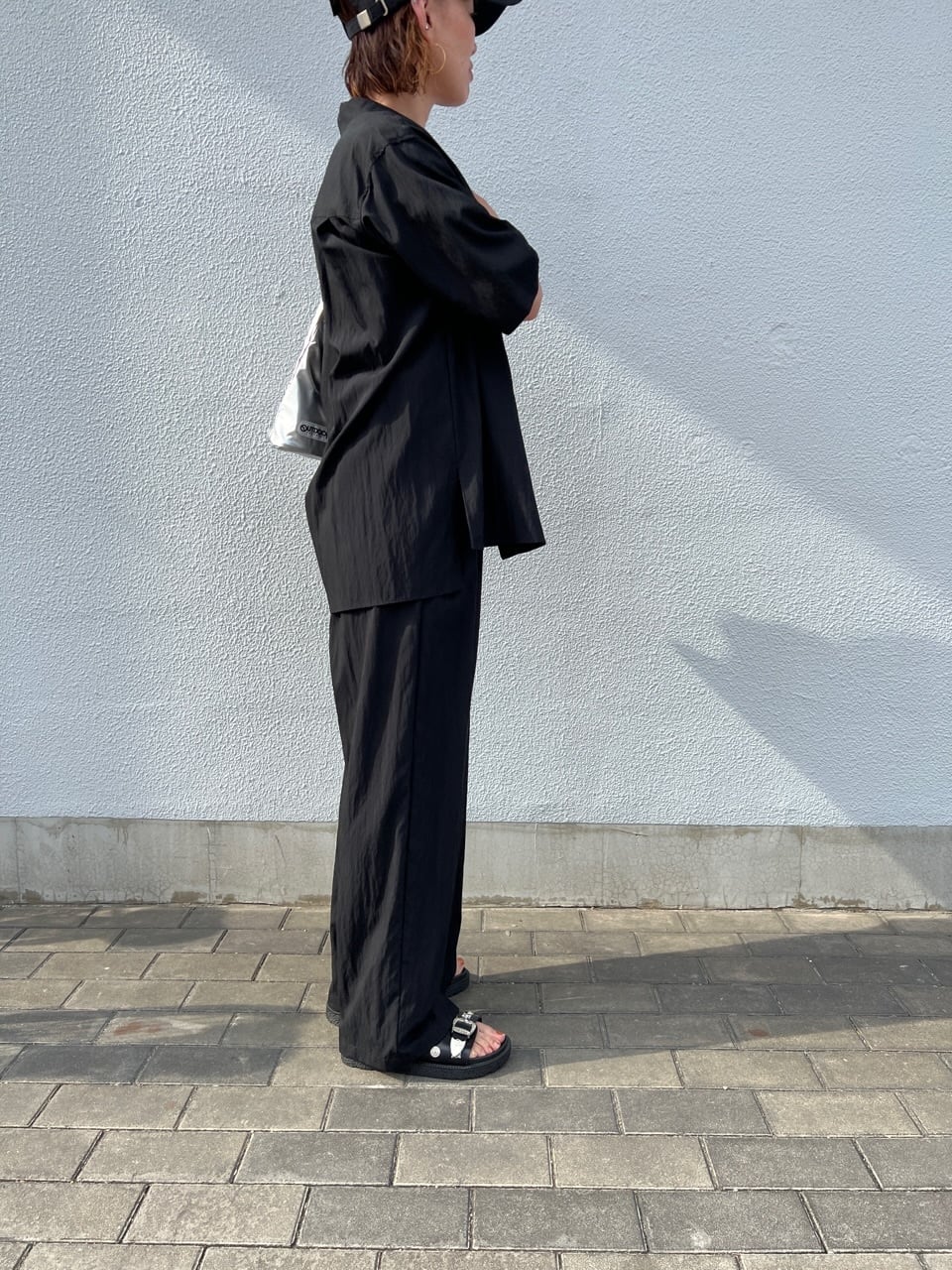 【cafune】セットアップ可 イージーパンツ 535608