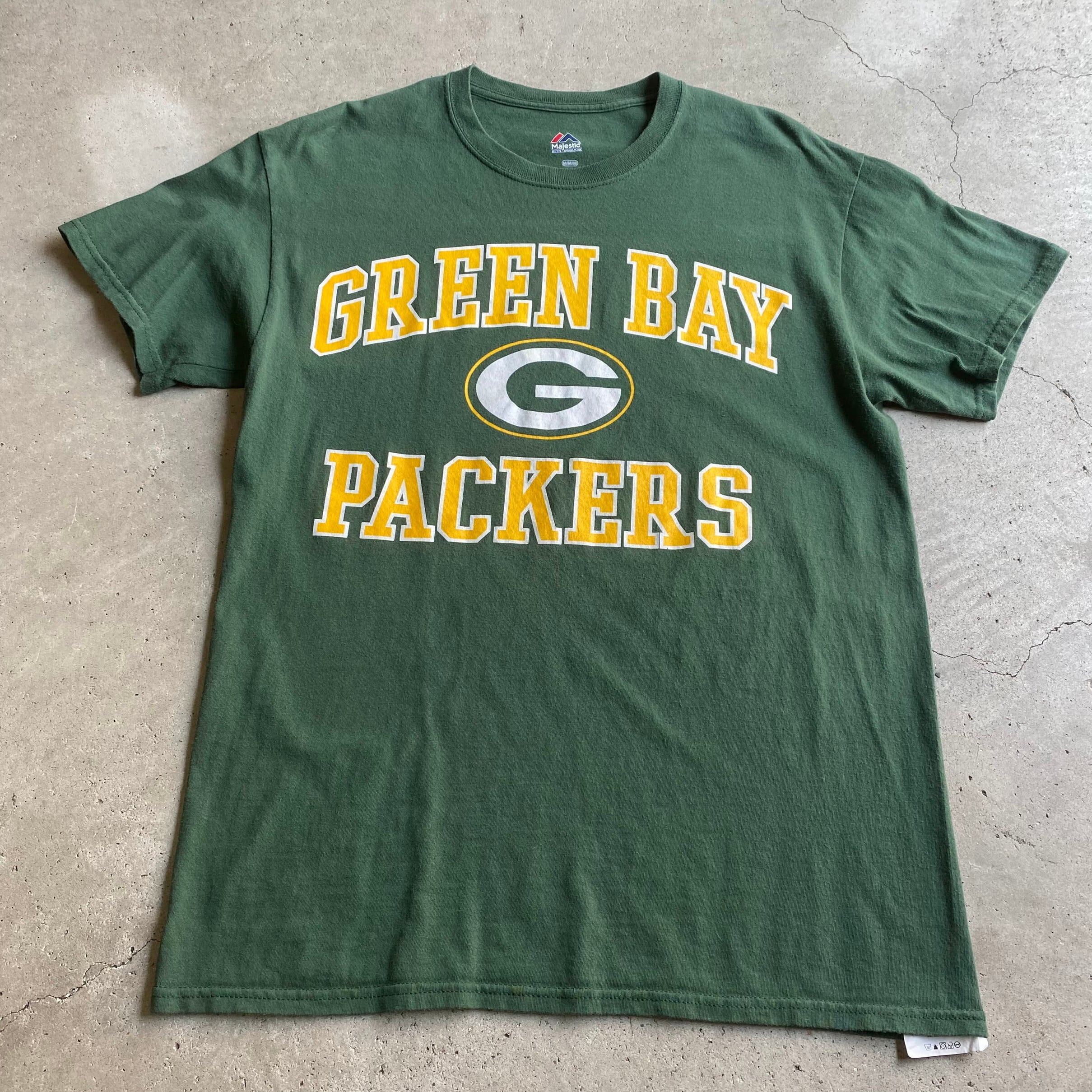 ALSTYLE APPAREL ＆ ATHLETICWEAR NFL GREEN BAY PACKERS グリーンベイパッカーズ スポーツプリントTシャツ メンズL /eaa326882