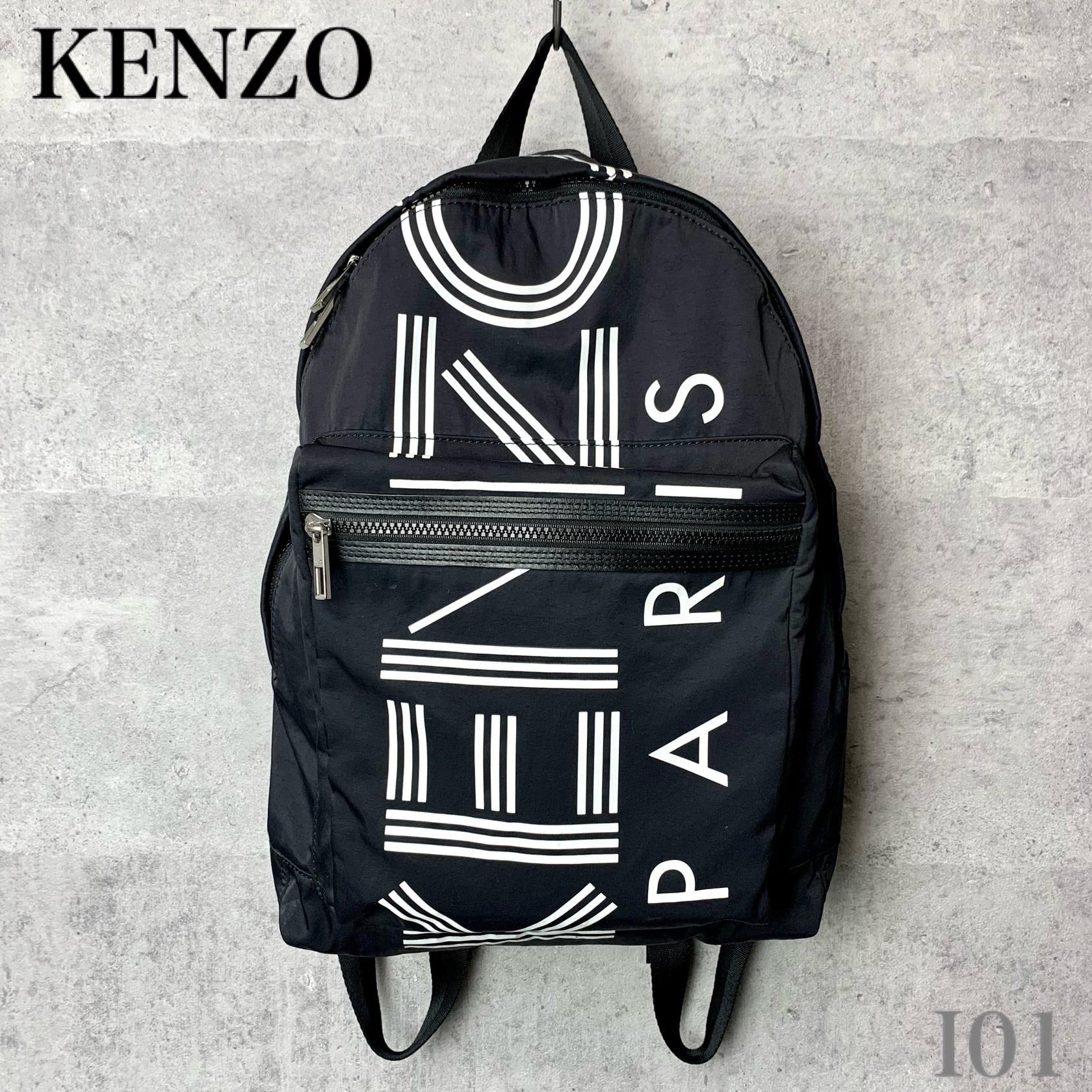 ケンゾー KENZO リュック バックパック ロゴ カバン 鞄 黒 ユニセックス