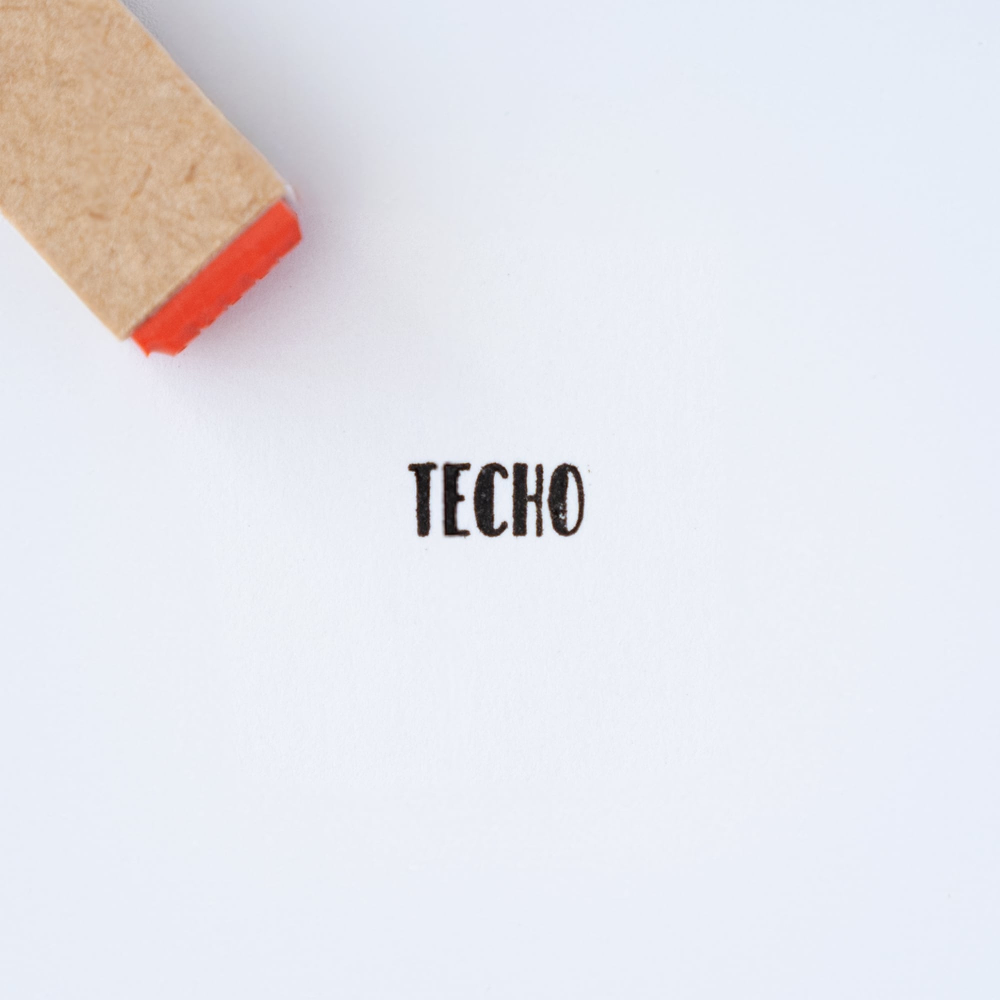 【小さな文字】TECHO_手帳 | はんこ