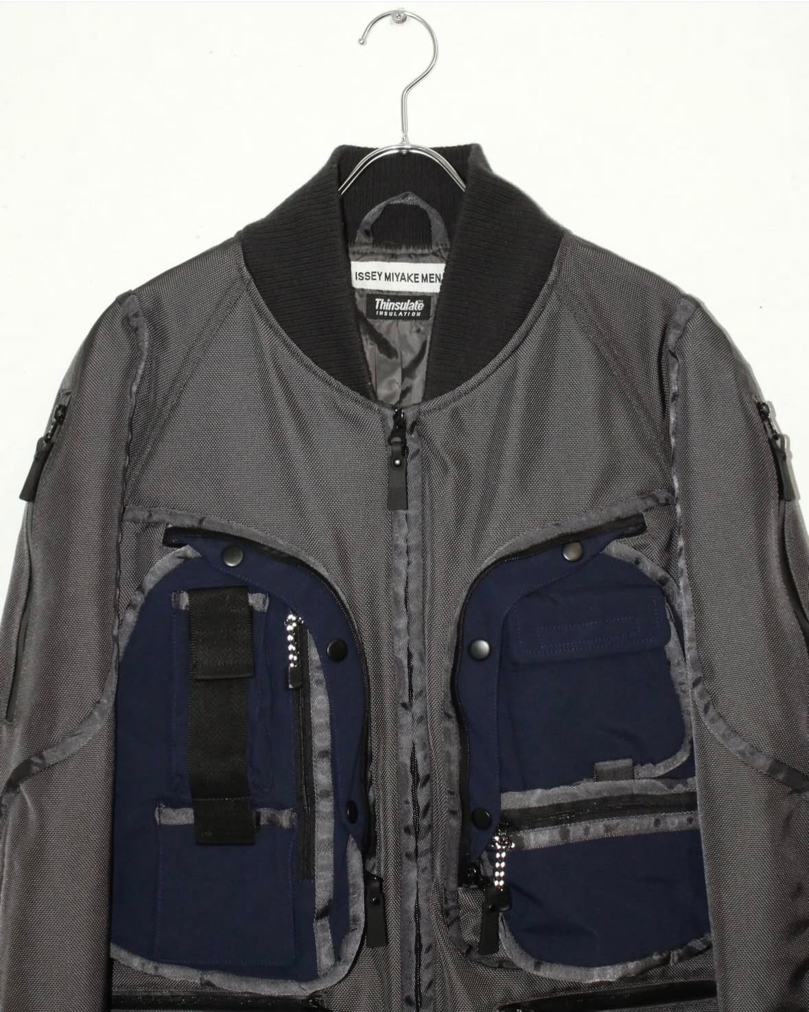 00AW ISSEY MIYAKE MEN Multi Pocket Ballistic Nylon Cargo Jacket