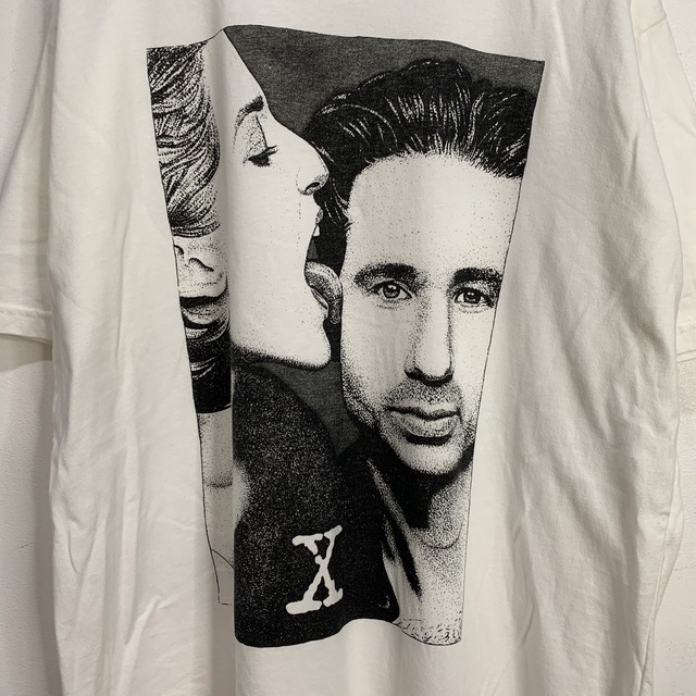 X-ファイル 海外ドラマTシャツ SF プリントTシャツ アート 白 XL