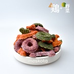 無添加 手作り 国産鶏むね肉と野菜 彩りペット健康乾燥スナック ペットおやつ ドライフード 100g