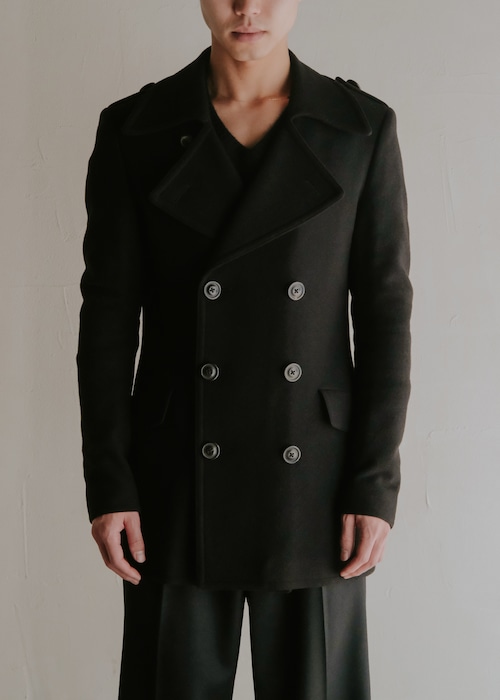 Martin Margiela 05AW wool military P coat