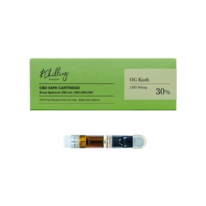 【定期お得便】アンドチリング(＆Chilling) CBD ベイプカートリッジ OG Kush 30%