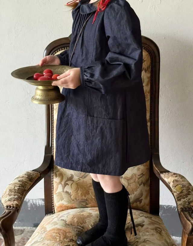 【即納】デニムワンピース