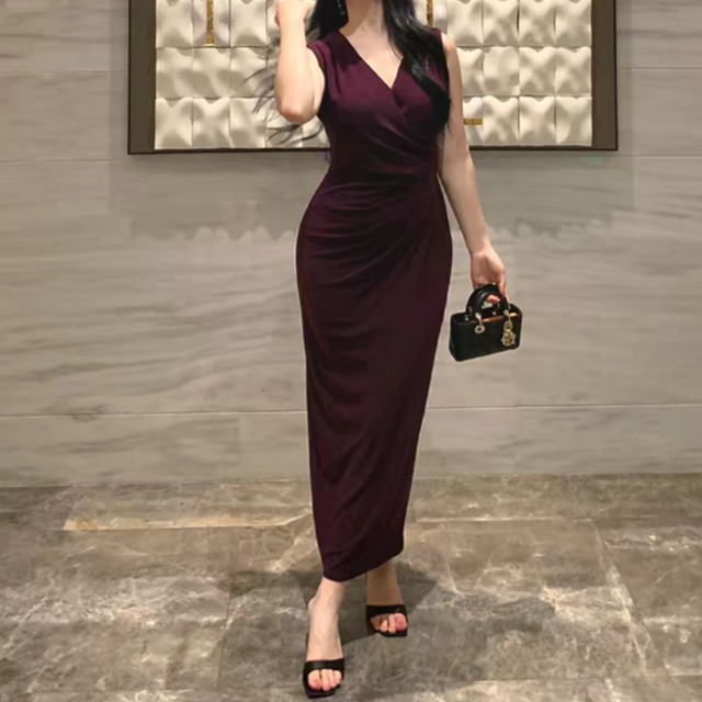 V-neck dress　2604082