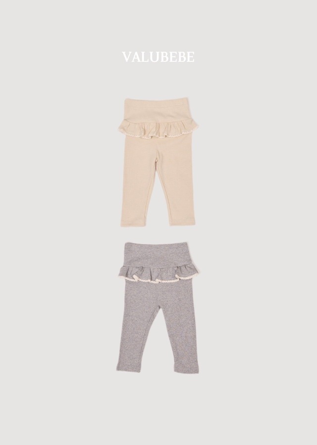 【取寄】valubebe|coco frill leggings|ココフリルレギンス|6M-S|baby&toddler|26 autumn
