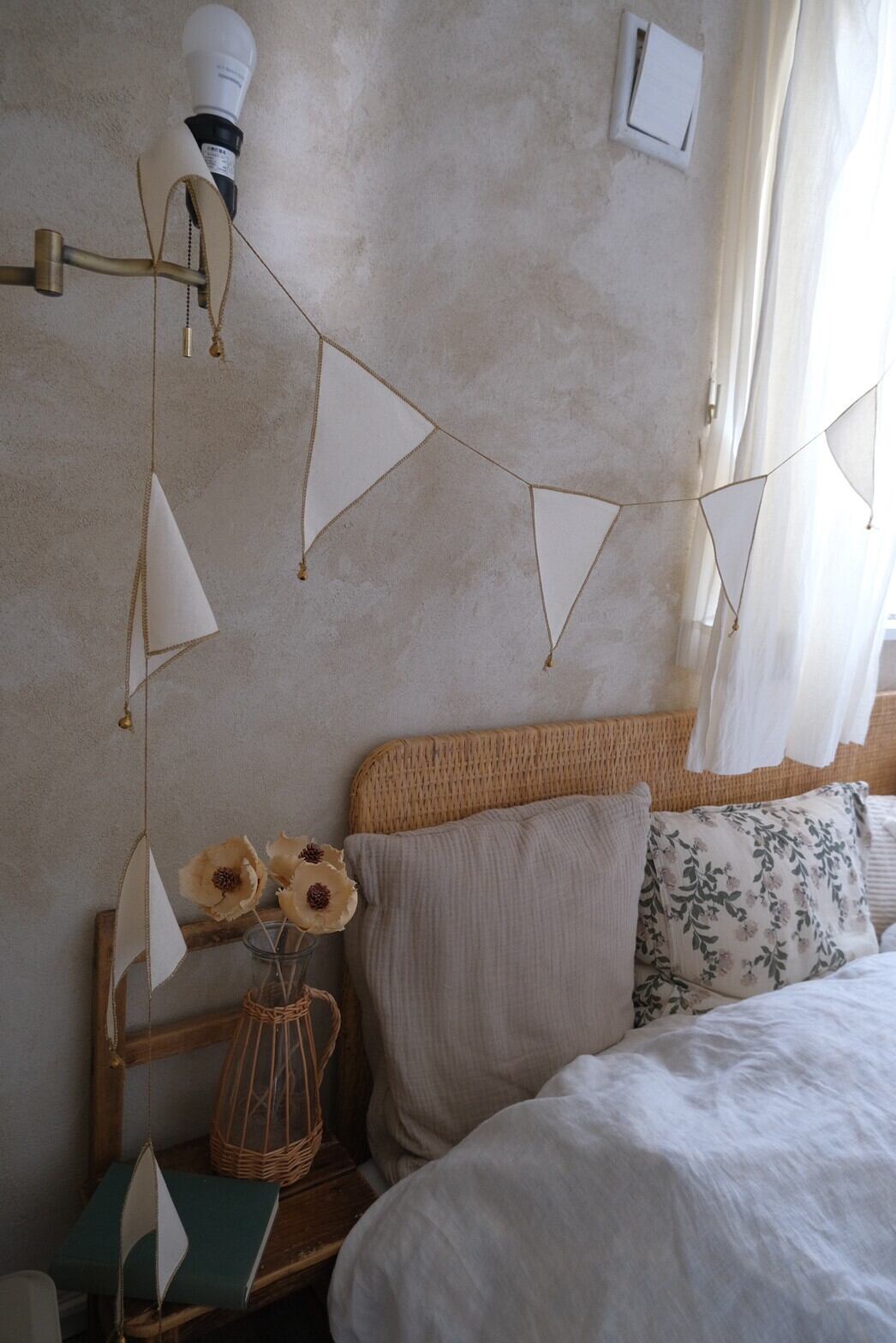 即納 】mix beige Garland- ミックスベージュガーランド / numero74