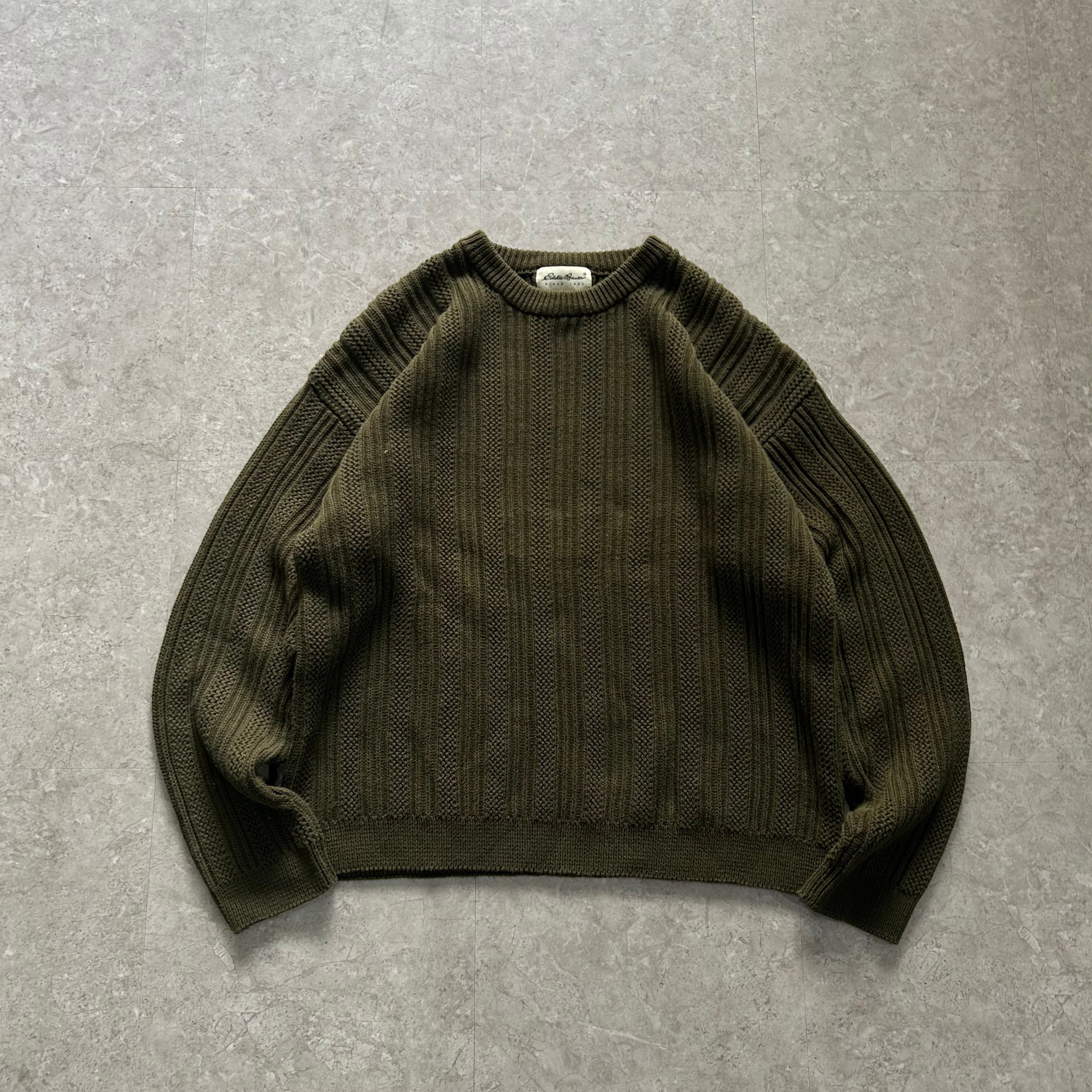 90s Eddie Bauer cotton knit【仙台店】 | What'z up 90s Eddie Bauer cotton knit【仙台店】 | What'z up