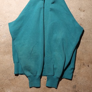 美品 XL 完全無地 ティール 90s USA リバースウィーブ チャンピオン スウェット reverse weave champion