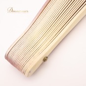 フラメンコ 小物 31.5cm アバニコ ブラウン系 オレンジ系 ホワイト系 茶色 白 扇子 せんす 無地 シンプル 小道具 ダンス小物 練習 レッスン 舞台 発表会 イベント ダンス ステージ フラメンコ小物 光沢 艶